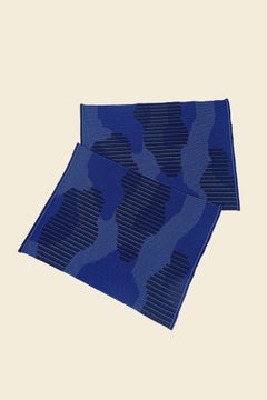 Salvamanteles de algodón ecológico en azul (set de 2)