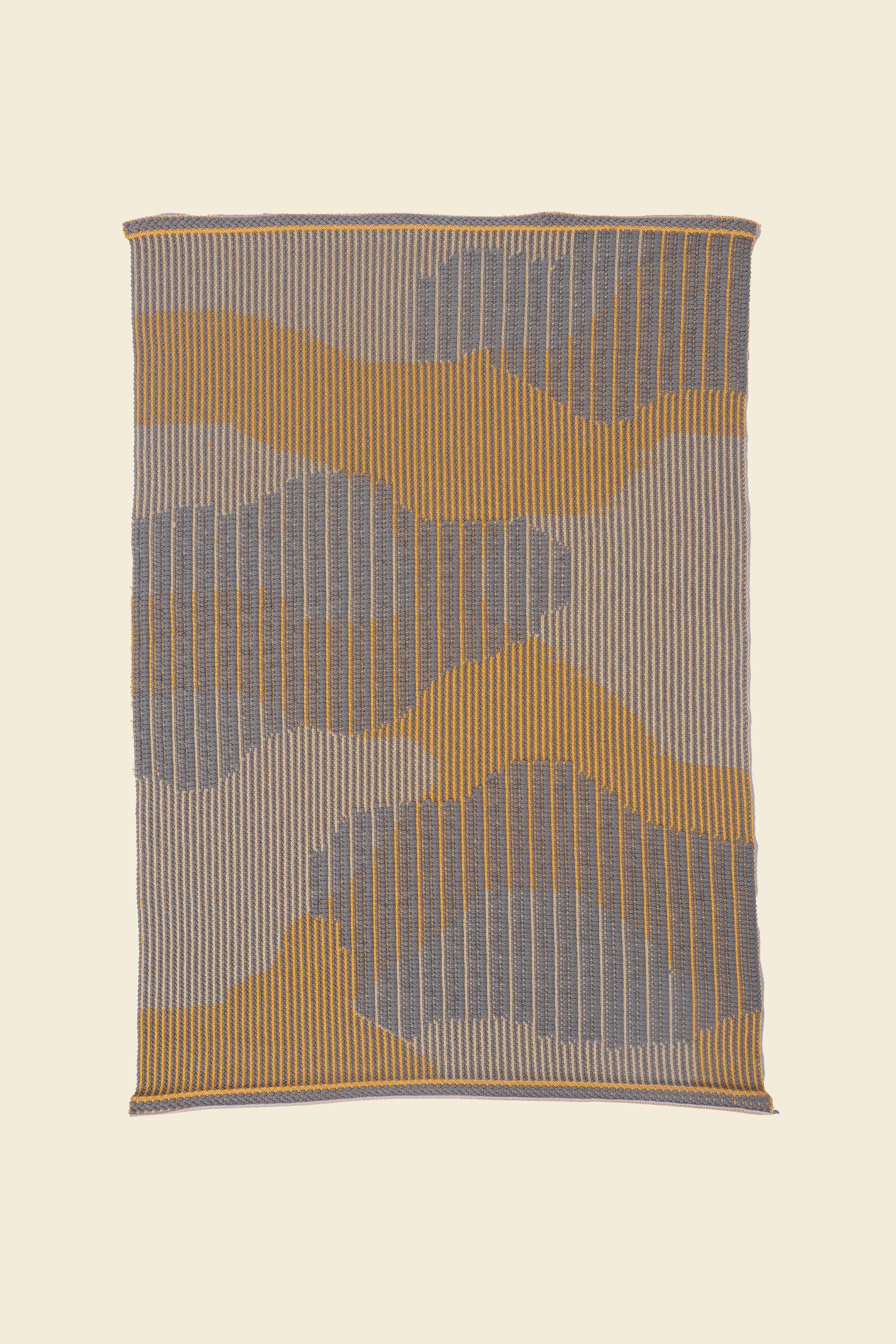 Tischset aus Bio-Baumwolle in Gelb (2er-Set) (Maschinell gefertigt) im Angebot