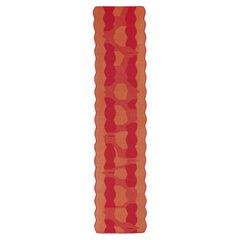Tischläufer aus Bio-Baumwolle/Viskose in Rot