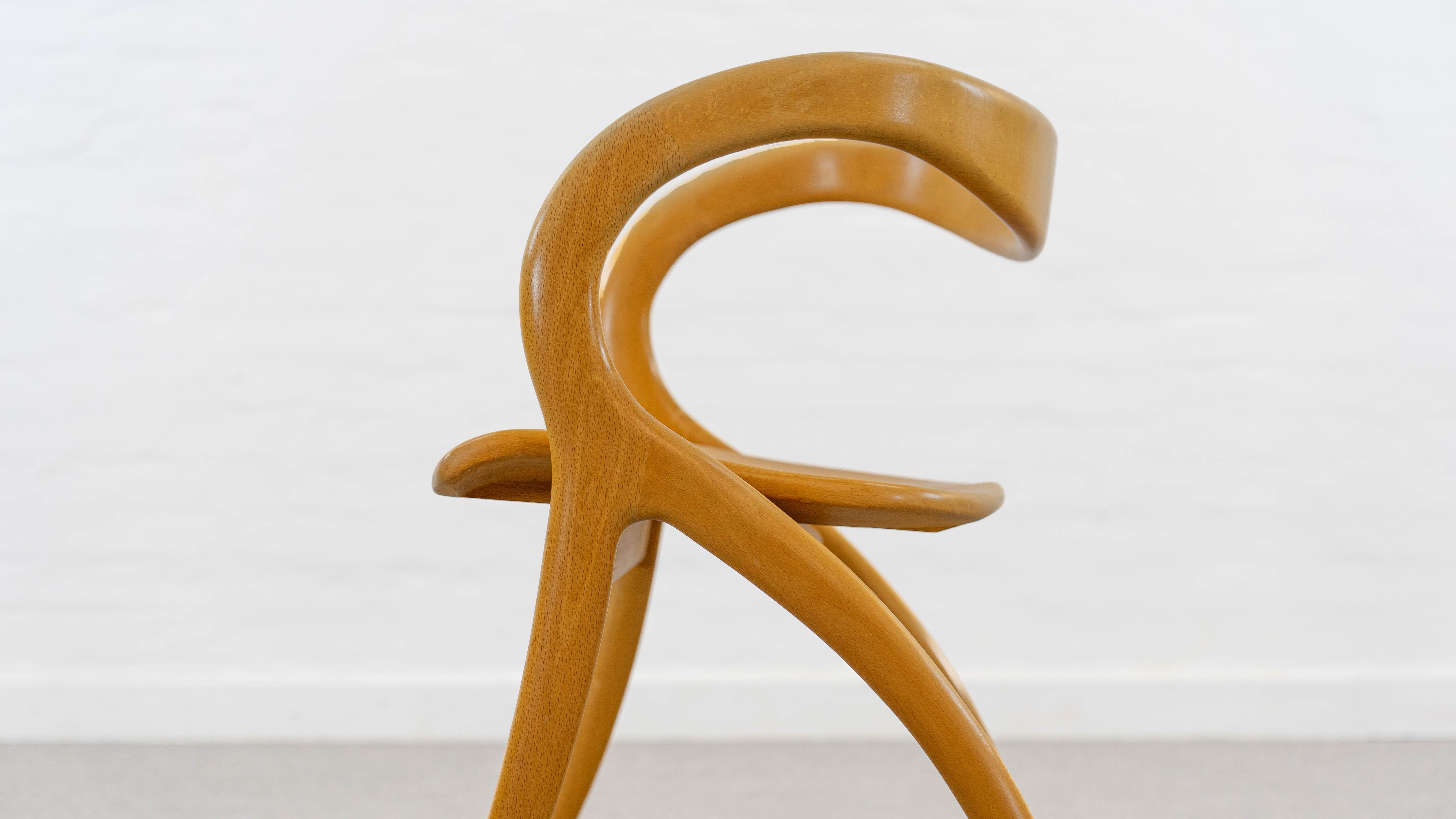 Organic Curved Armchair by A. Sibau, Italy 8