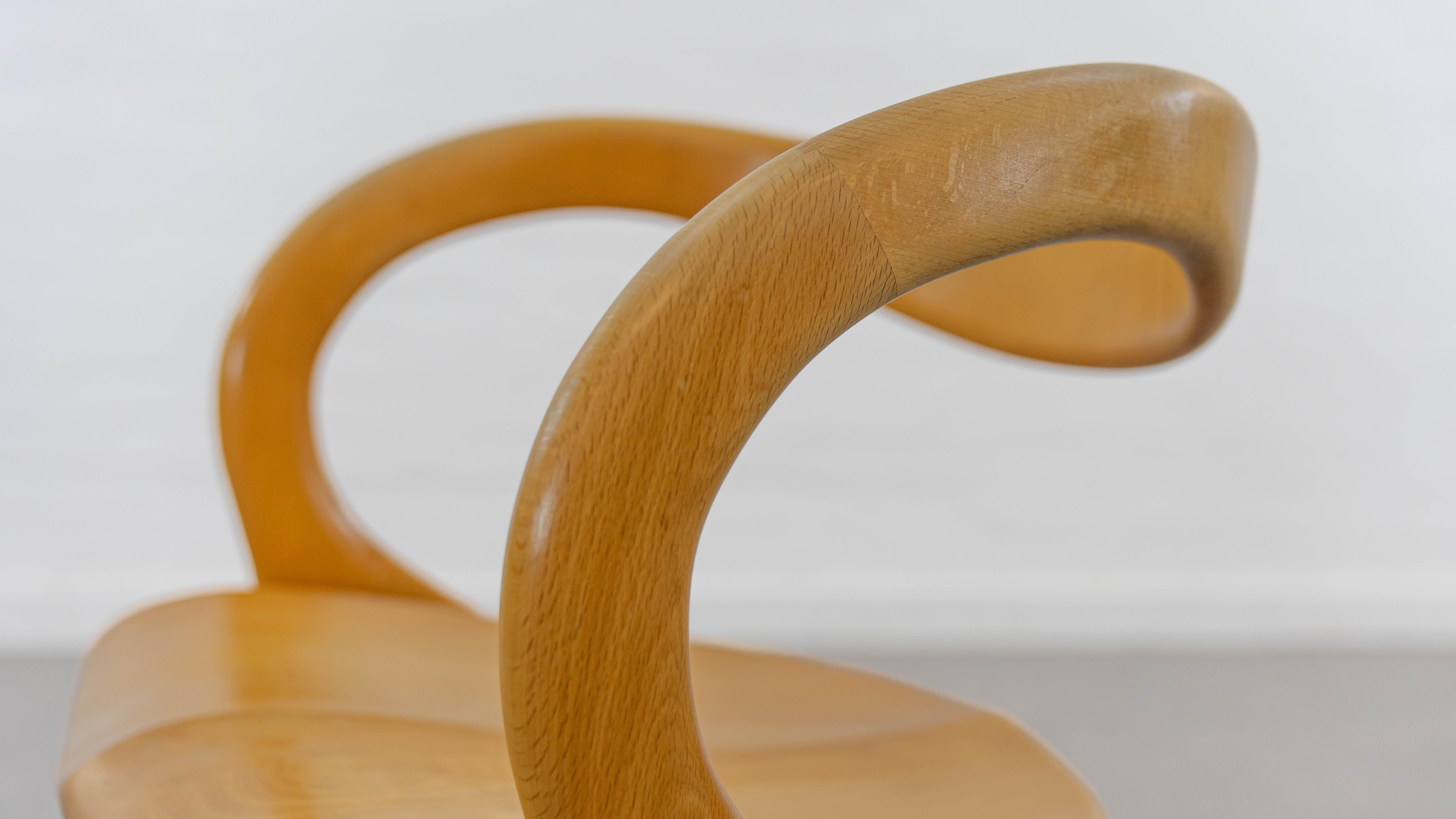 Organic Curved Armchair by A. Sibau, Italy 9