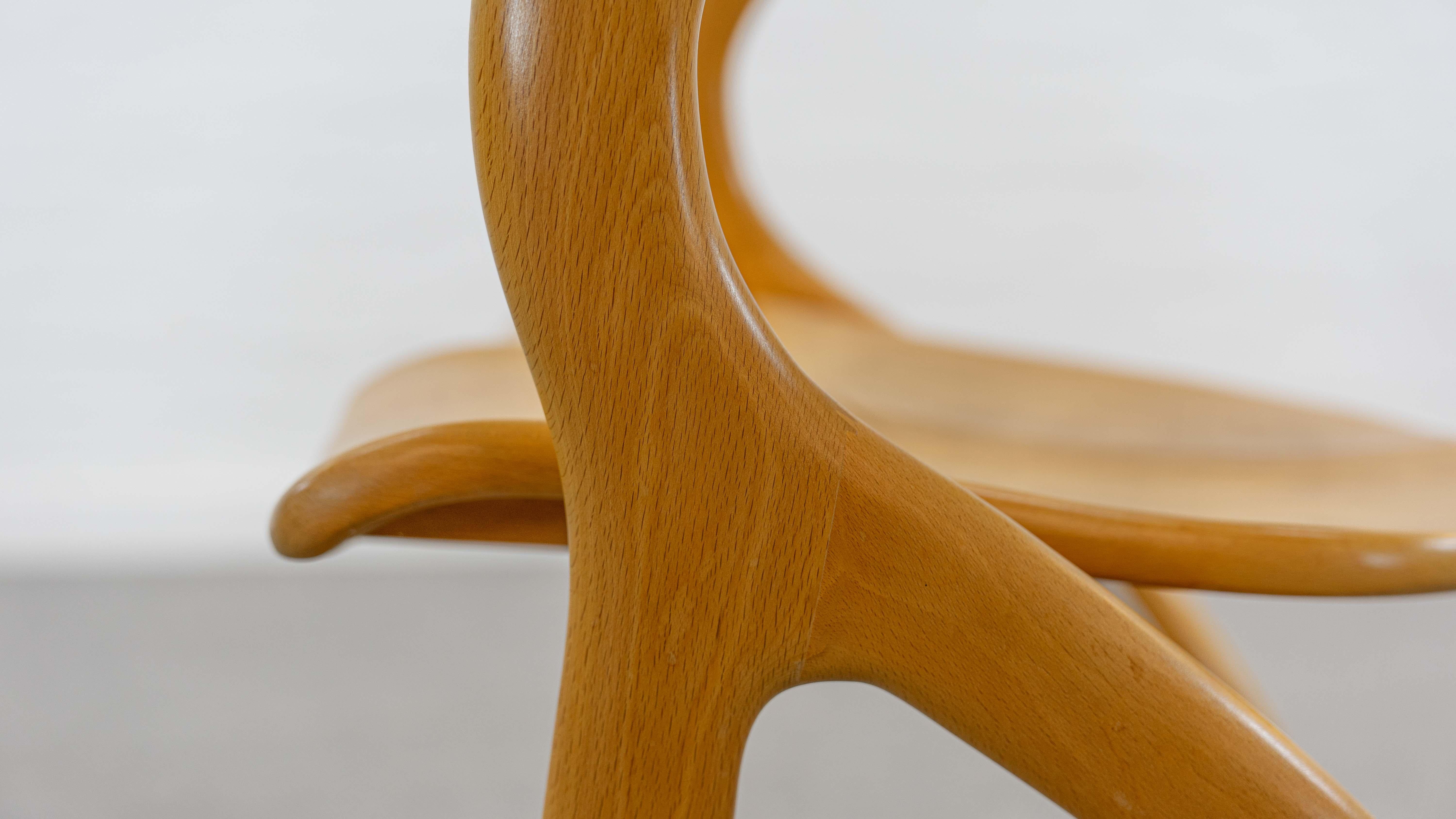 Organic Curved Armchair by A. Sibau, Italy 11