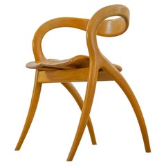 Organic Curved Armchair by A. Sibau, Italy