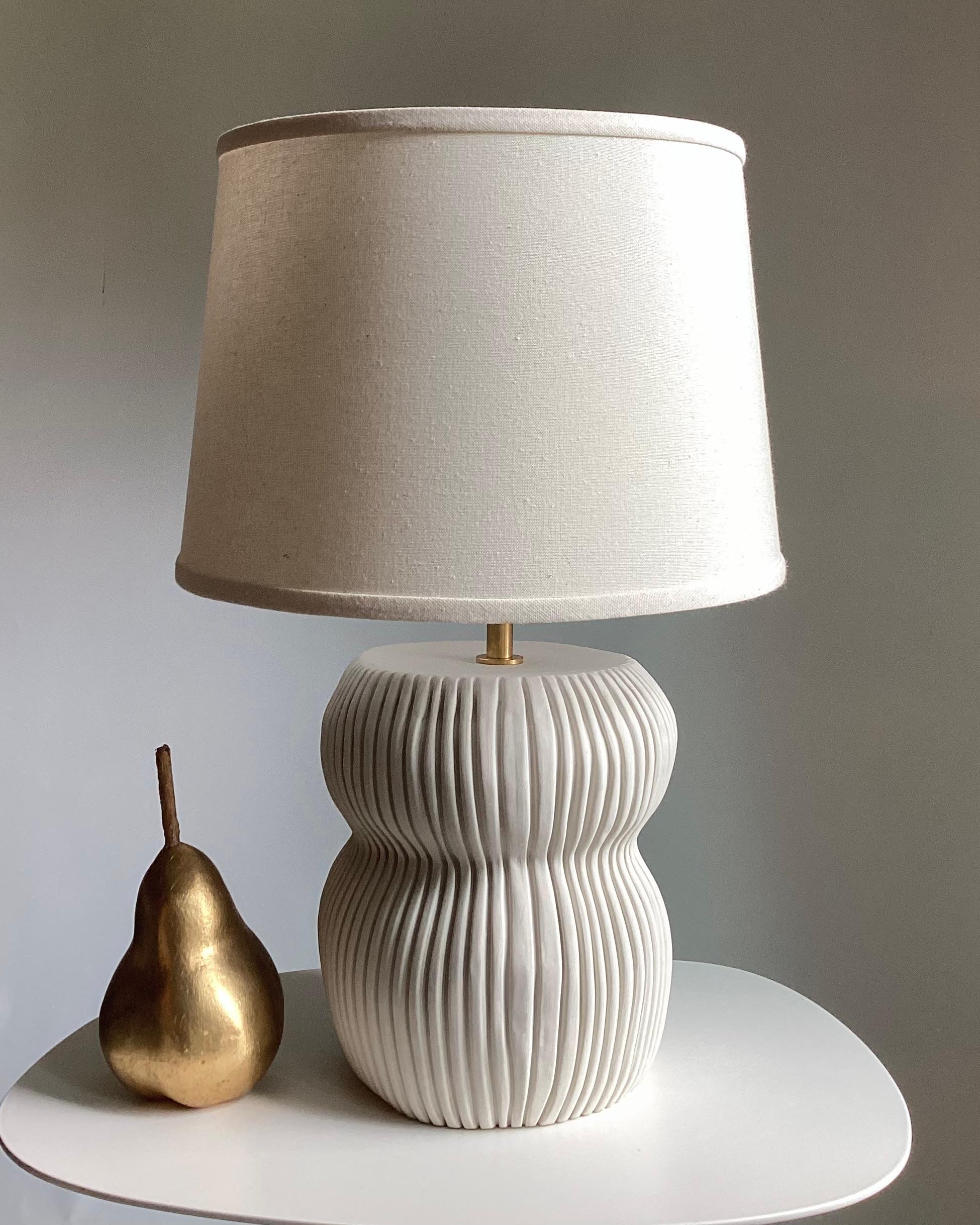 American Organic Curvy Table Lamp #1 For Sale