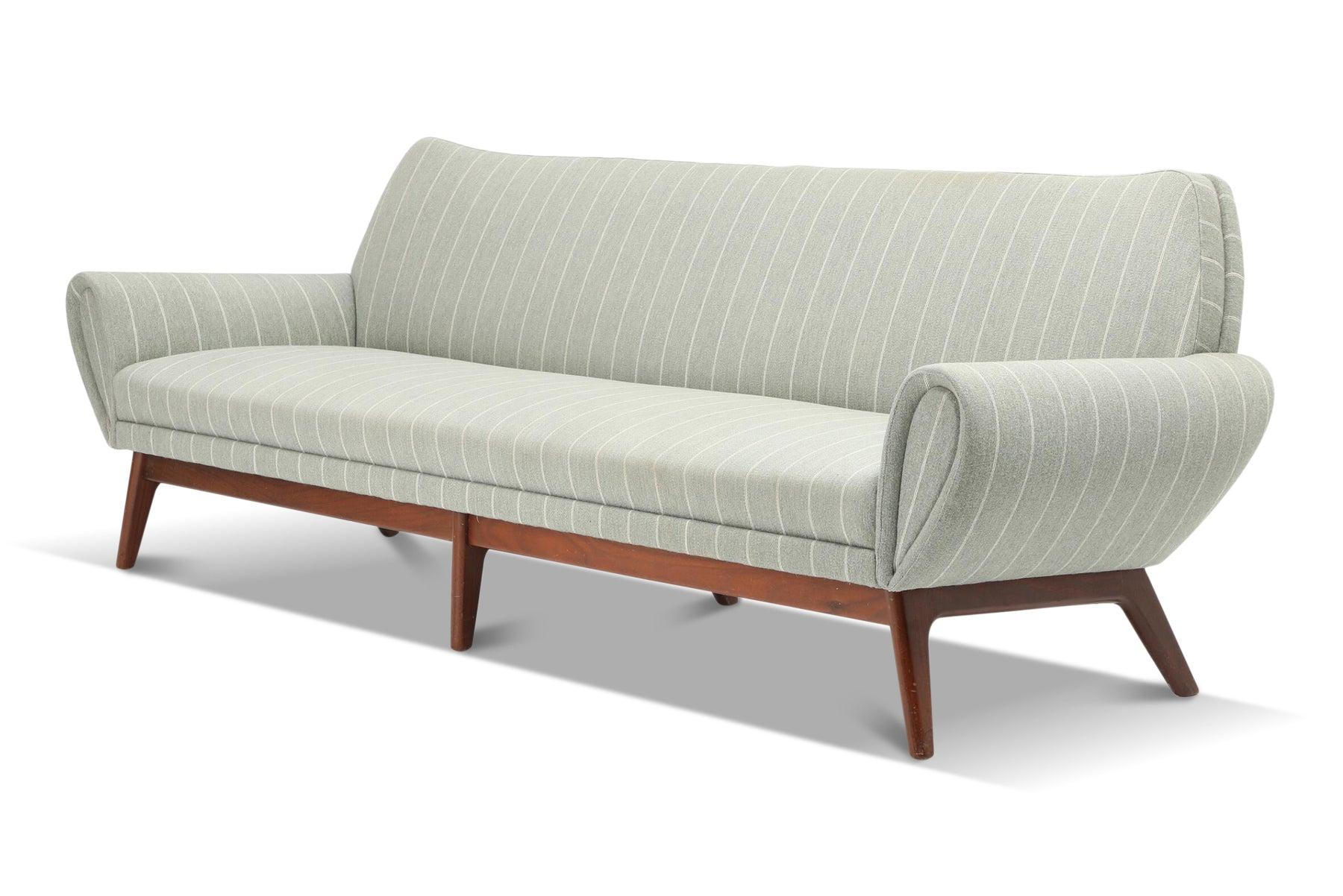Mid-Century Modern Organic Danish Modern Three Seat Sofa By Johannes Andersen