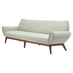 Organic Danish Modern Three Seat Sofa By Johannes Andersen