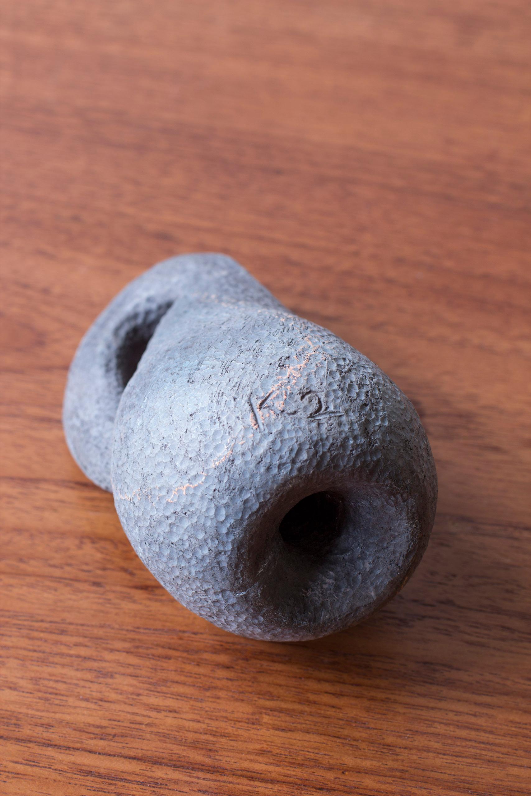 Metà XX secolo Scultura organica in gres danese, Danimarca, anni 1960-70 in vendita