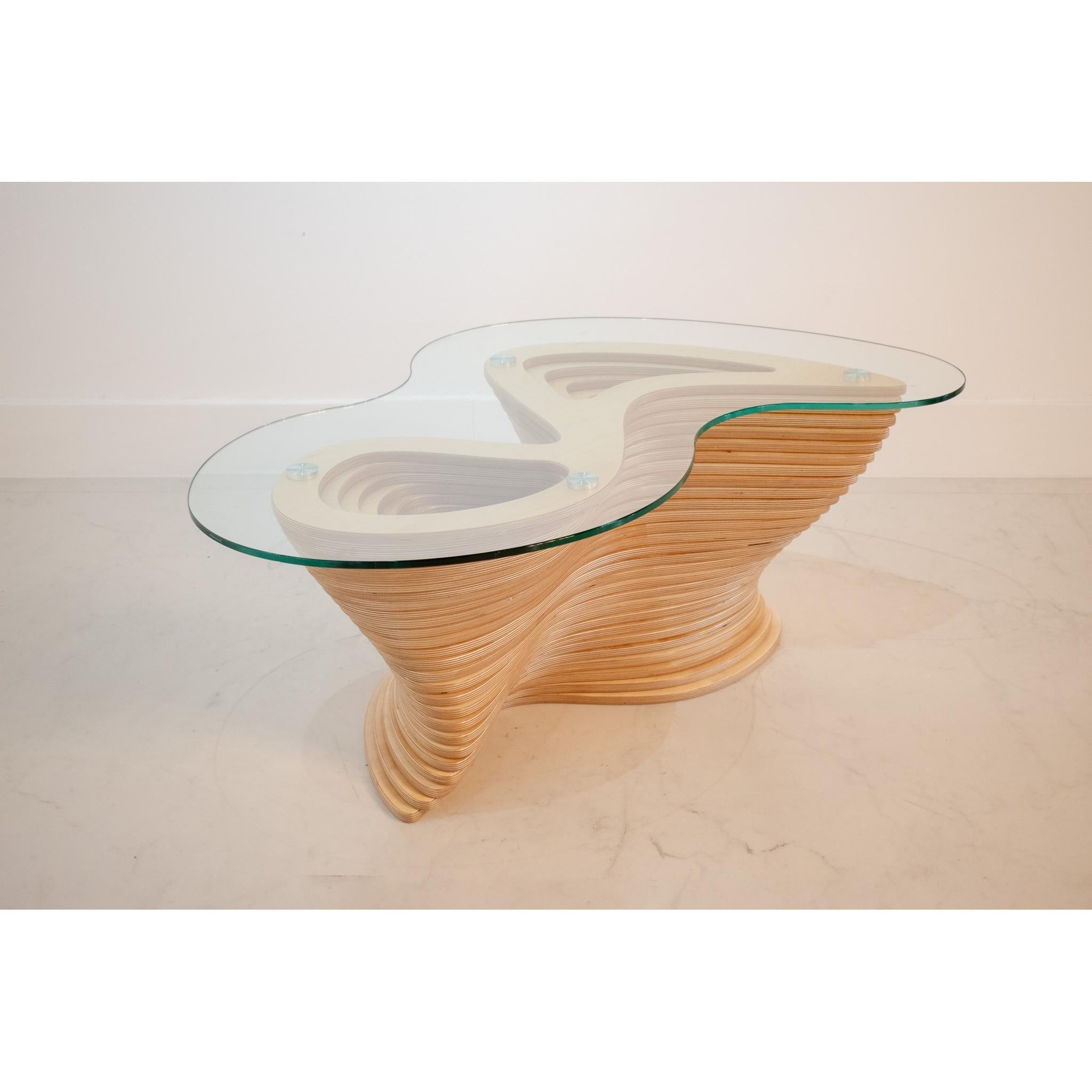 Organic Design coffee table, handmade in the U.K by Antique Modern Mix 3