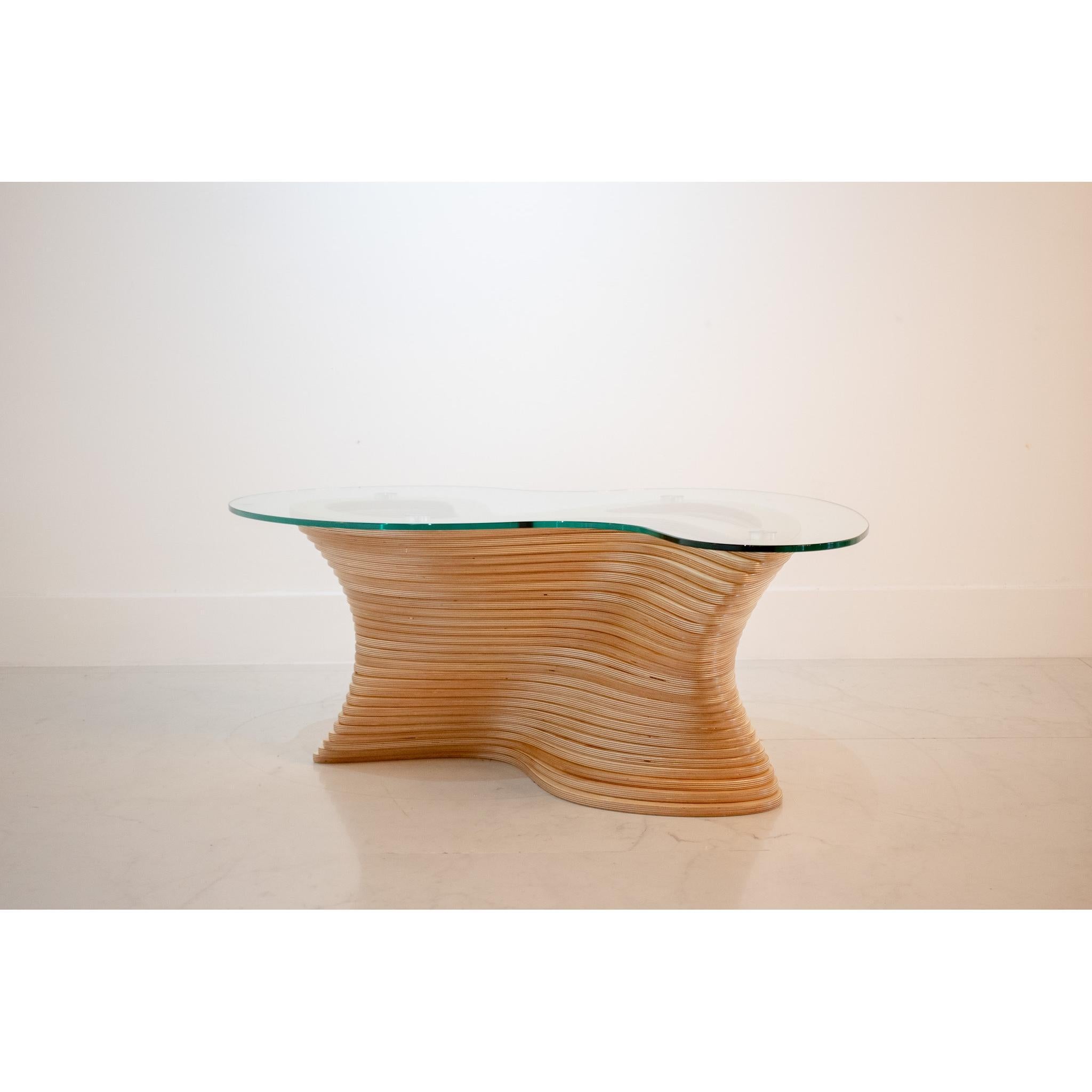 Organic Modern Organic Design coffee table, handmade in the U.K by Antique Modern Mix