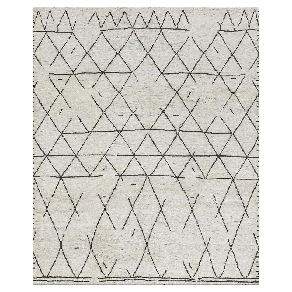 Black Diamonds Area Rug For Sale at 1stDibs