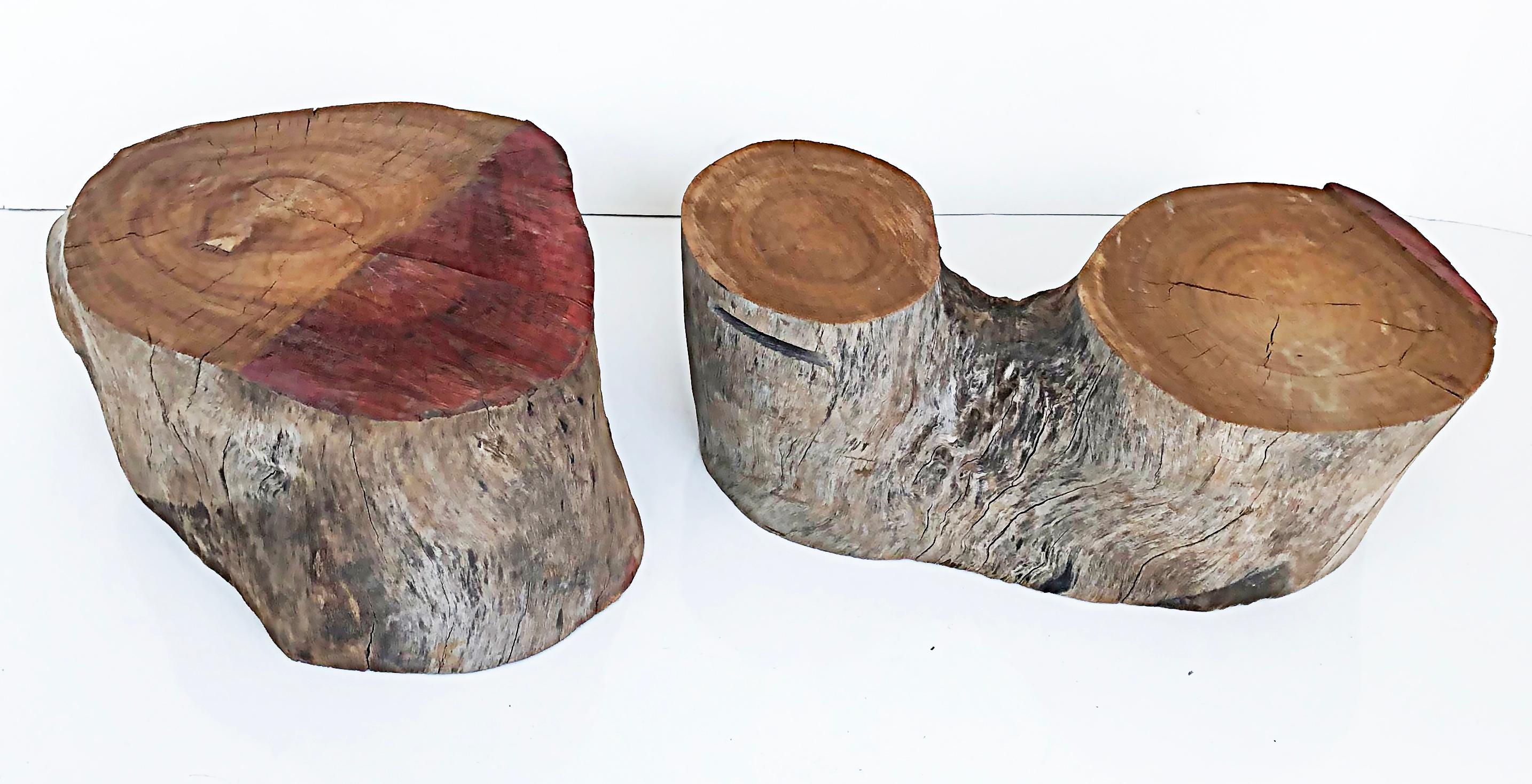 Organic double or single plant stand pedestals

Offered for sale are two individual natural cut logs for use as organic plant stands. They are stable and quite rustic. They can be used either indoors or outside as pedestals.


Measurements: