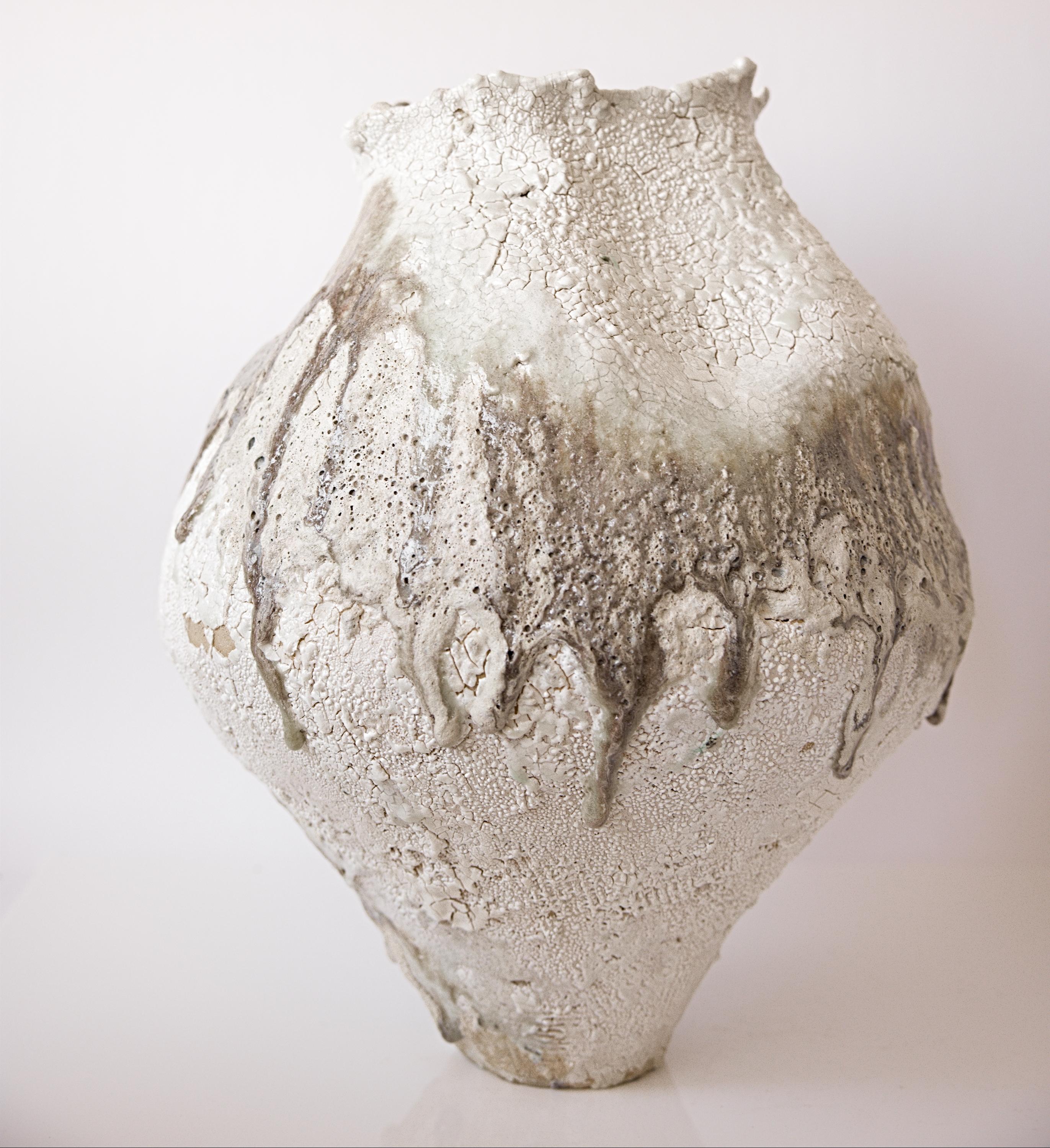 Vernissé Organic Drift Series Vase de forme libre Hand Made II en vente