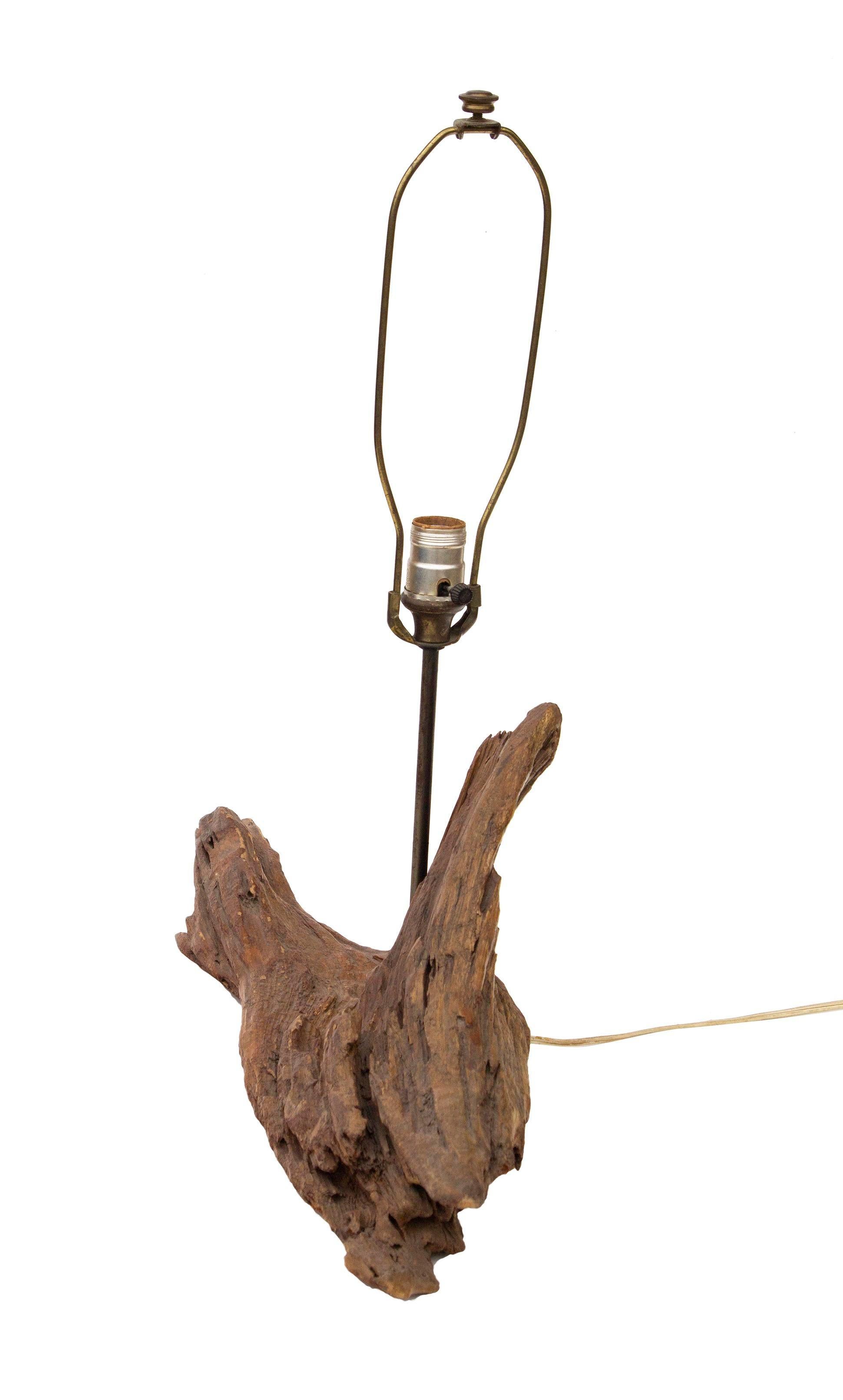 Late 20th Century Organic Driftwood Table Lamp