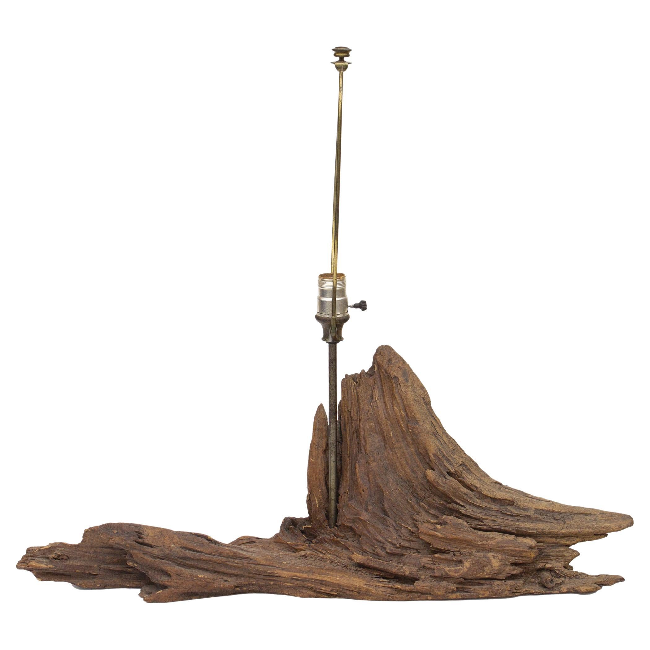 Organic Driftwood Table Lamp