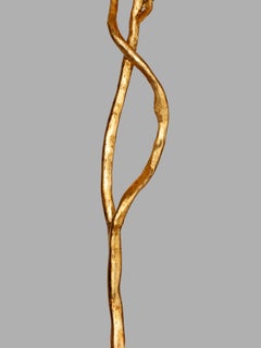 Organic Etna Tree Branch Floor Lamp in Antique Gold