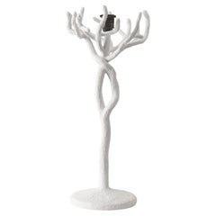 Organic 'Etna' Tree Branch Table Lamp in White Plaster by Benediko