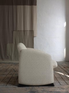 Organic Form Beige Lounge Chair, France, 1960s