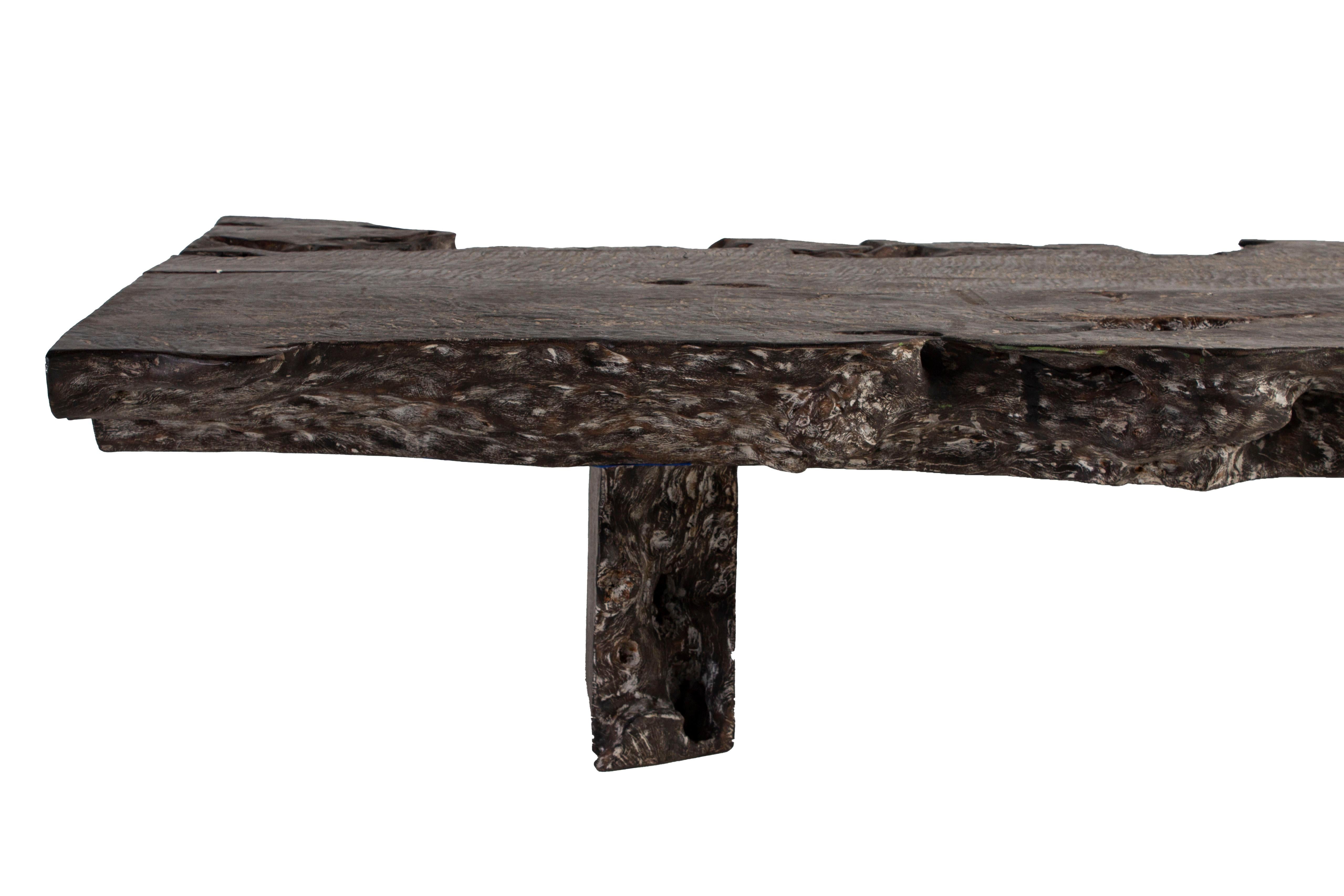 Organic form ebonized Lyche wood coffee table

Made from ebonized Lyche wood. One of a kind table imported from European trade partners.

 