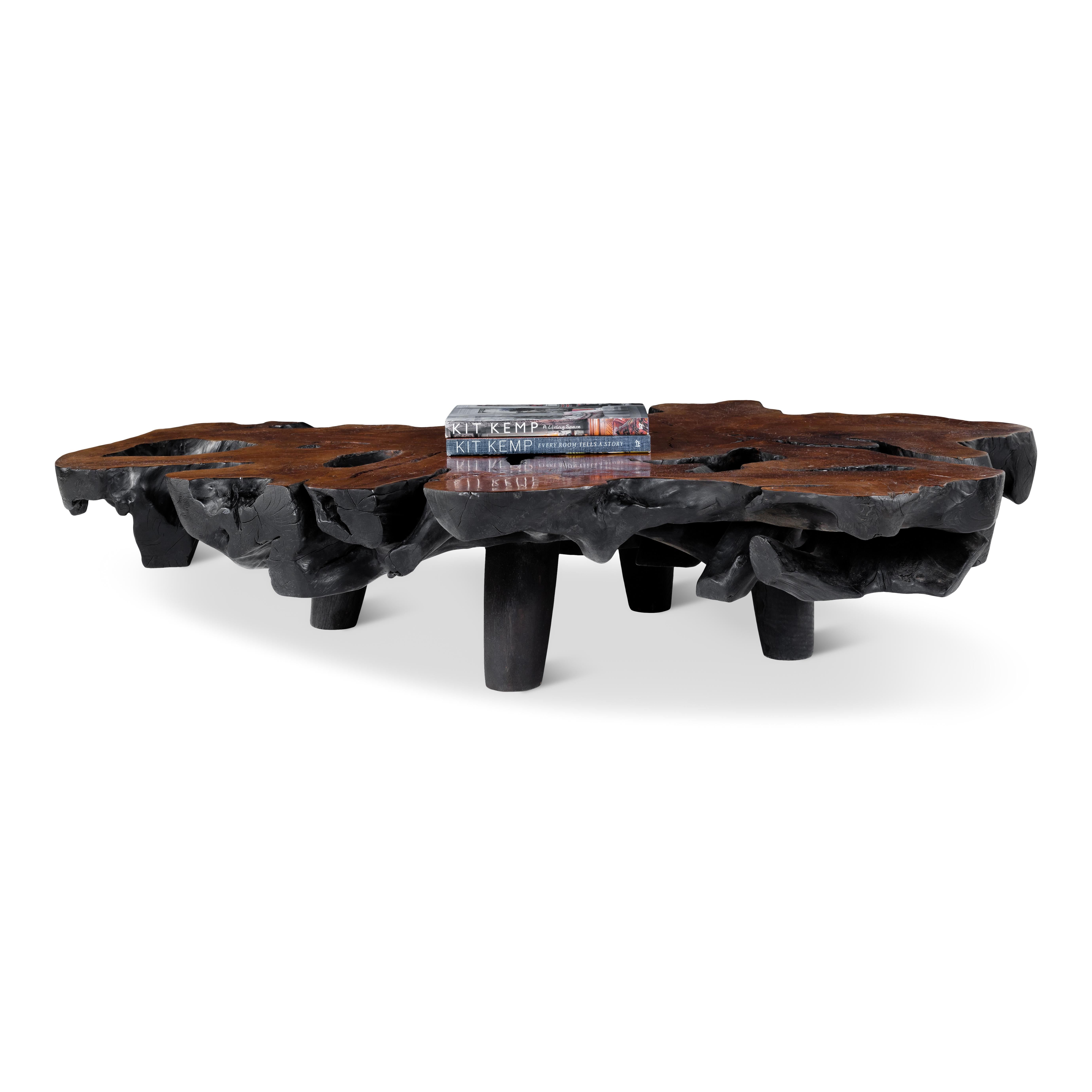 Organic for lychee wood coffee table with blackened edges and legs and natural top.

Piece from our one of kind collection, Le Monde. Exclusive to Brendan Bass. 


Globally curated by Brendan Bass, Le Monde furniture and accessories offer