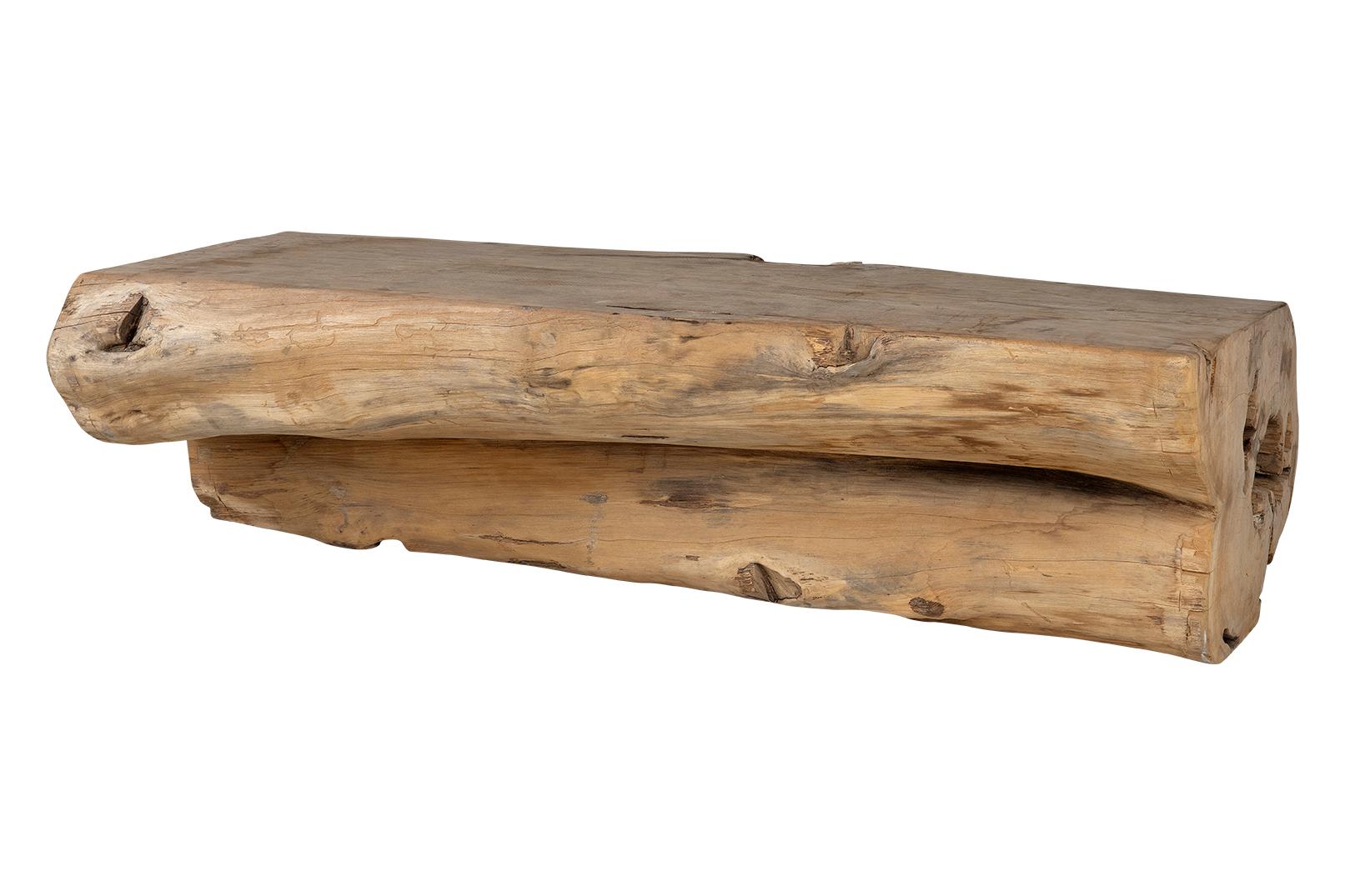 Organic Form Lychee Wood Couchtisch (Organische Moderne) im Angebot
