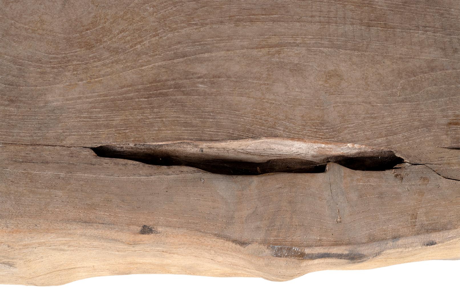 Organic Form Lychee Wood Couchtisch (Wolle) im Angebot