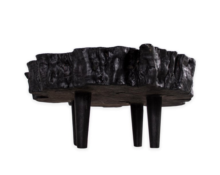 Organic form lychee wood coffee table in an ebony finish. 

Piece from the Le Monde collection. Exclusive to Brendan Bass. 
 