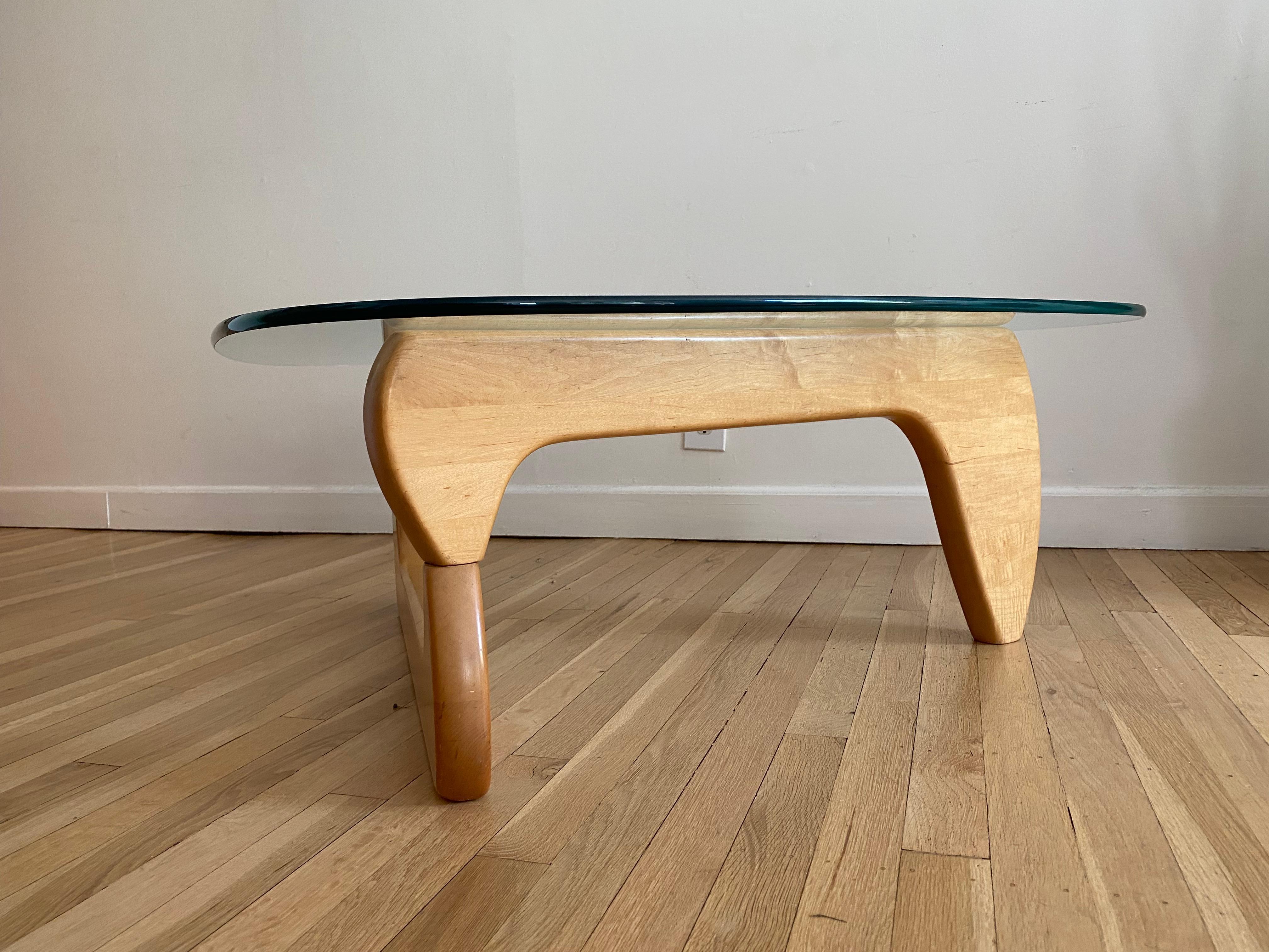 Contemporary Organic Form Noguchi Style Coffee Table