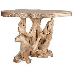 Organic Form Teak Center Table