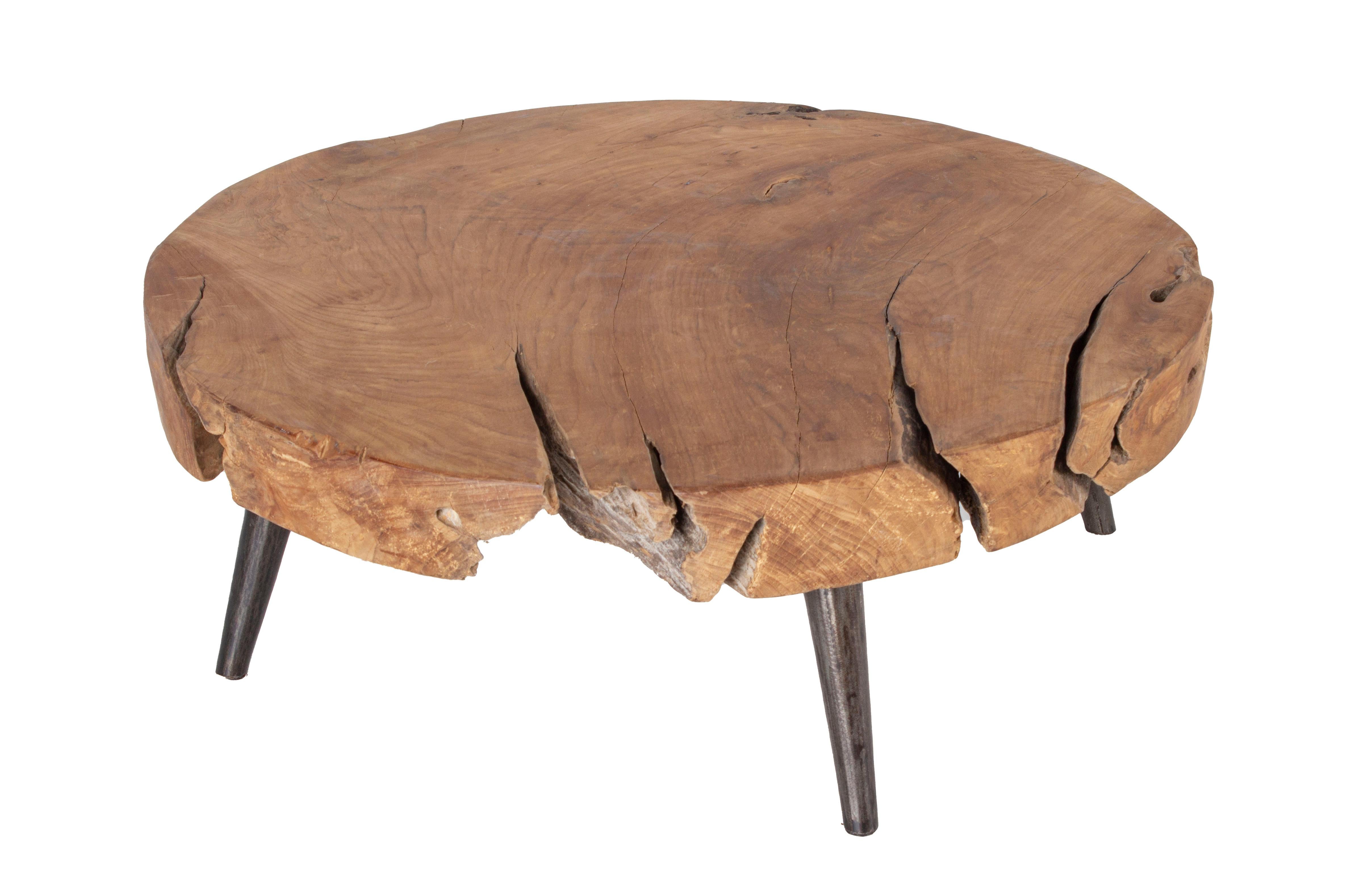 Organic form teak coffee table

Imported from Europe by our sourcing team. One of a kind piece.