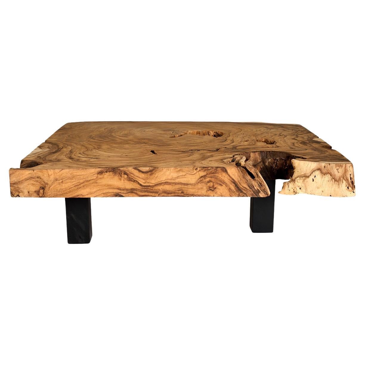 Table basse en teck Organic Form A