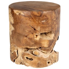 Organic Form Tropical Hardwood End Table