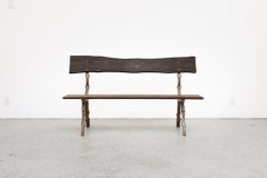 Organic French Wood Bench