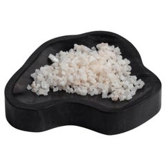 Plat fourre-tout en pierres organiques 4" - noir