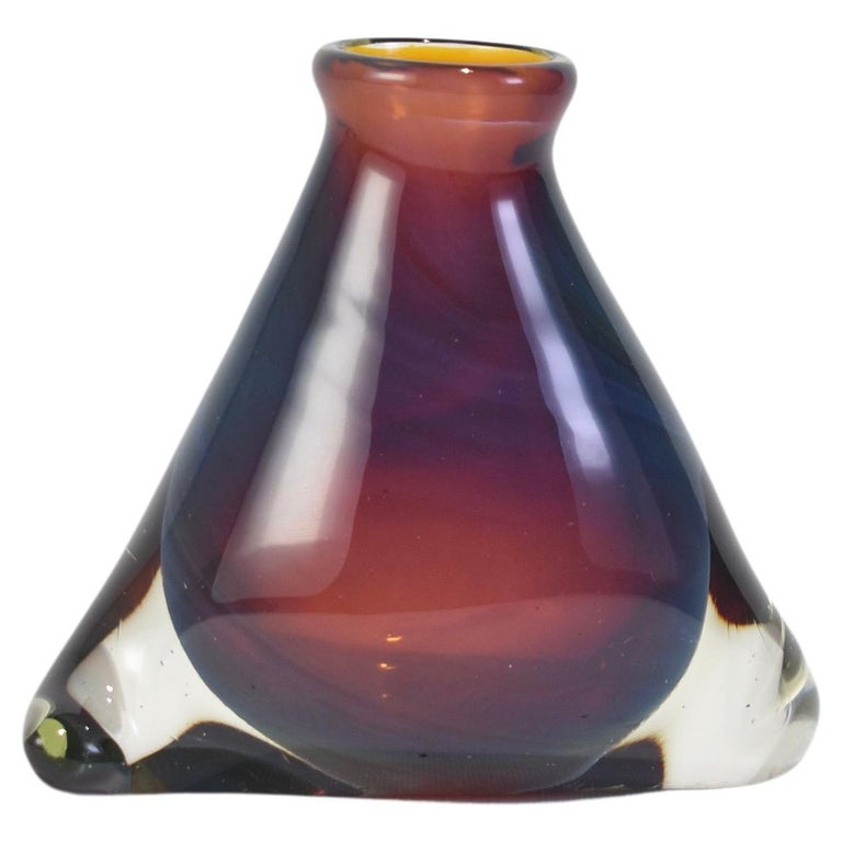 Organic Glass Vase For Sale at 1stDibs