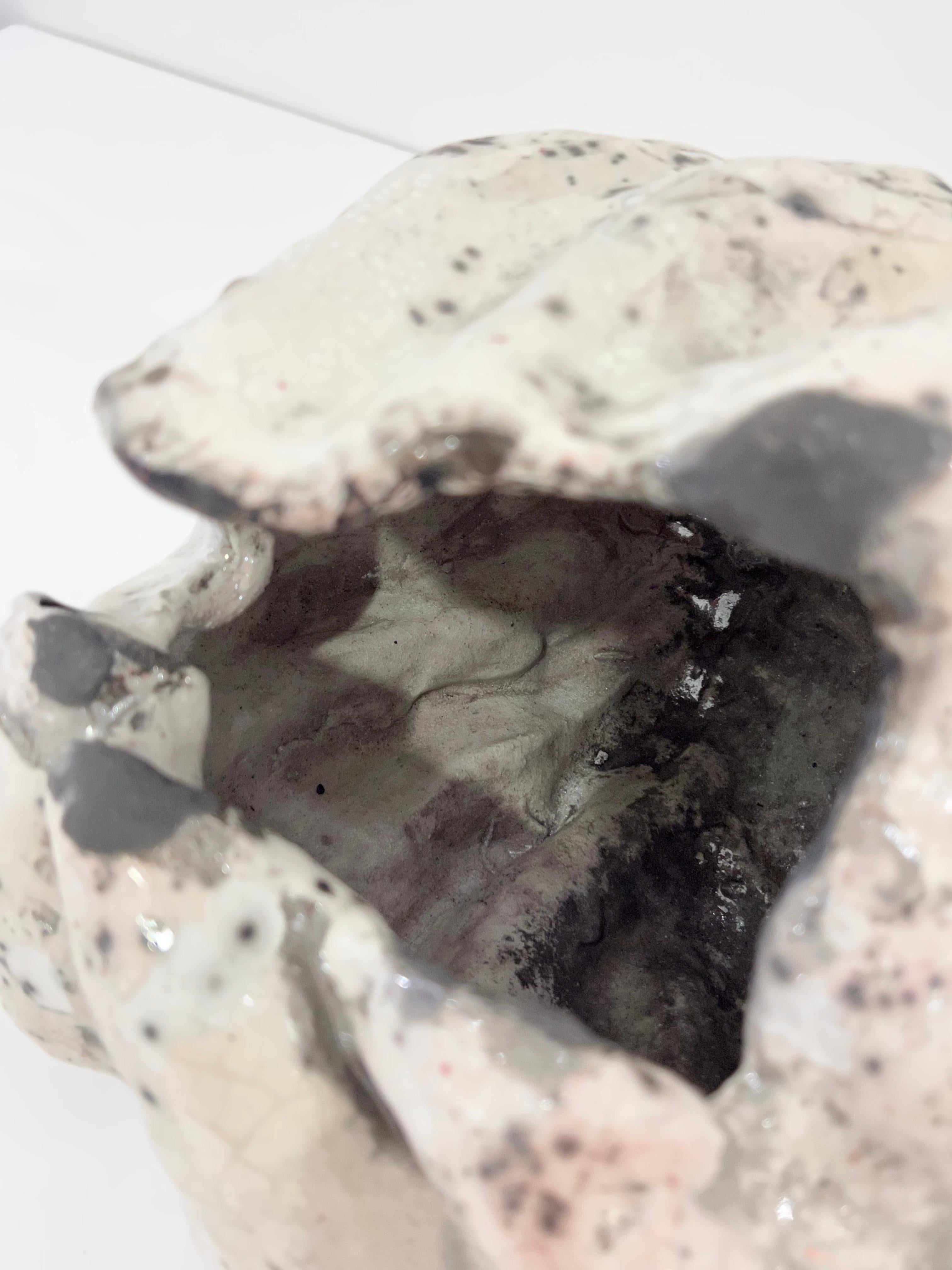 Organic Glazed Vessel by Henrik Folsgaard For Sale 4
