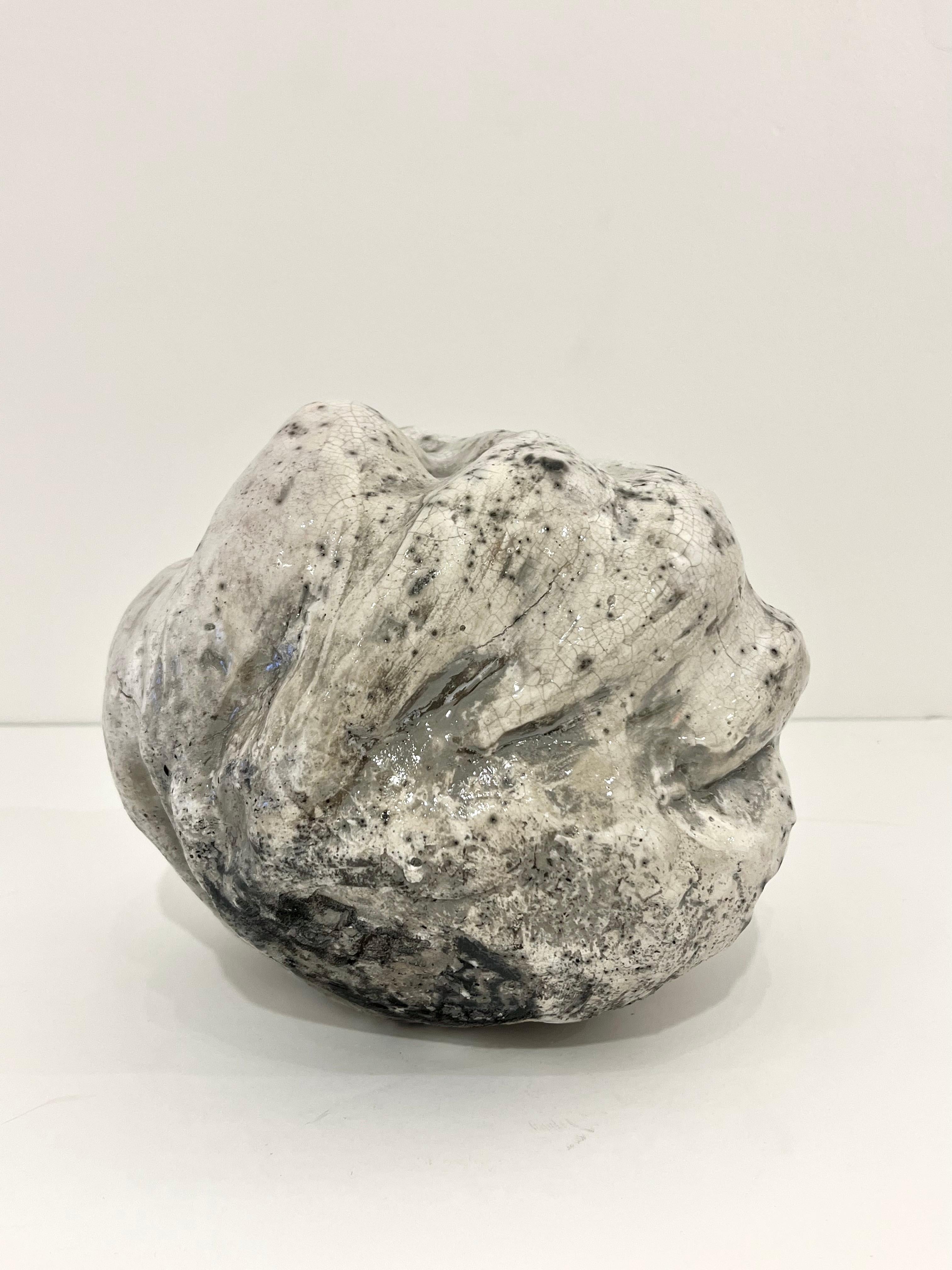 Organic Glazed Vessel by Henrik Folsgaard In Good Condition For Sale In New York, NY