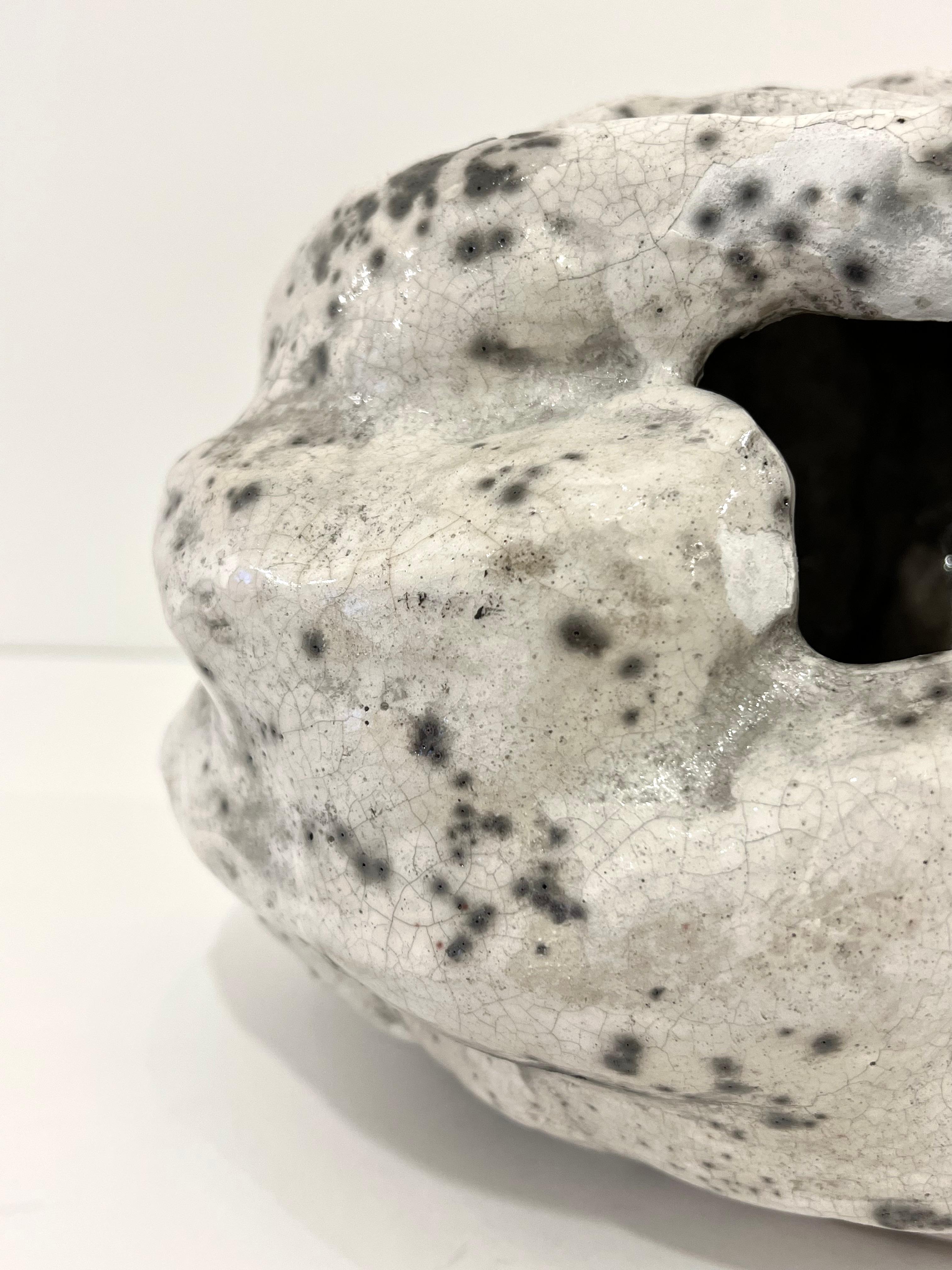 Organic Glazed Vessel by Henrik Folsgaard For Sale 1