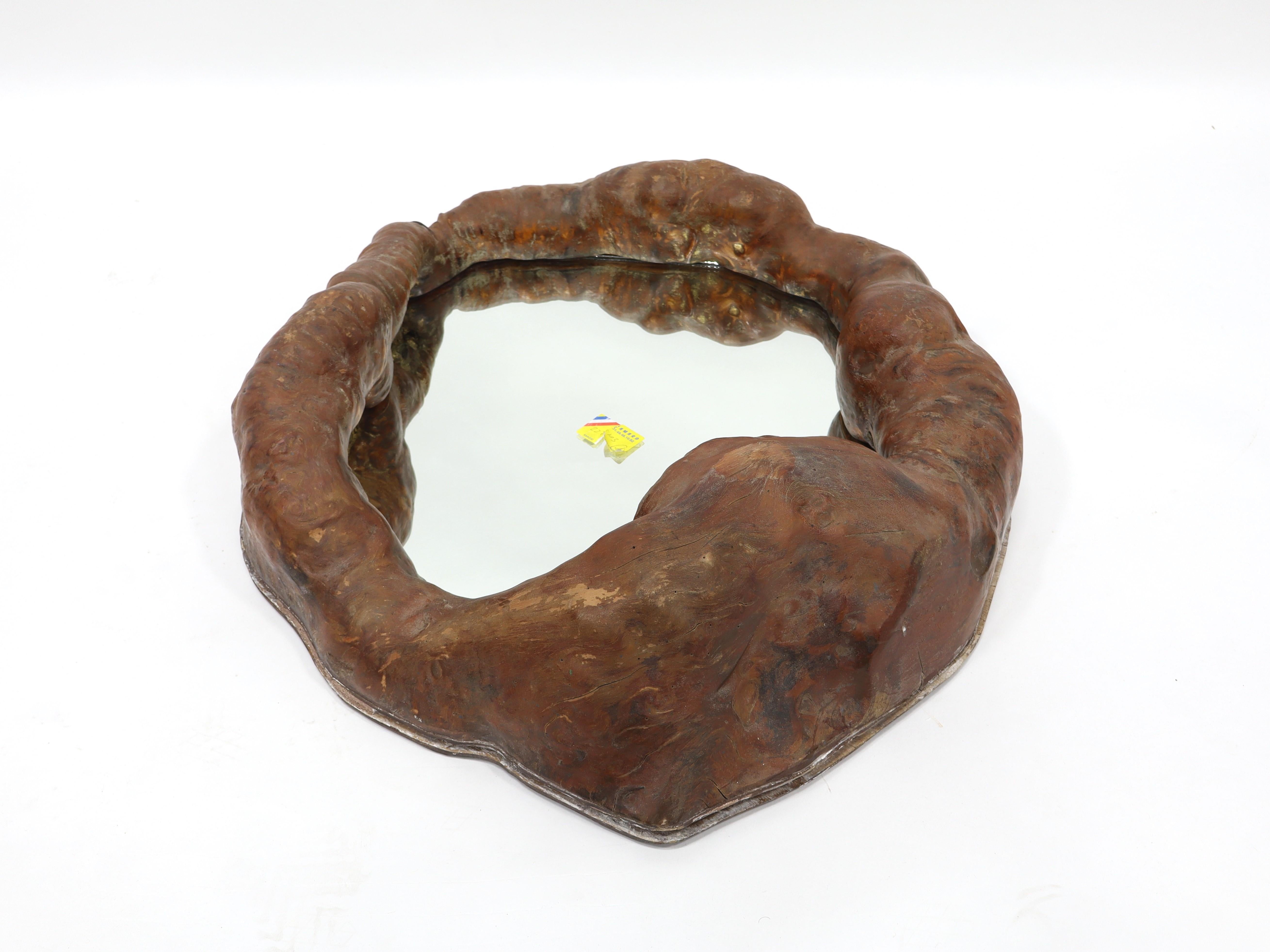 Artisanat Miroir en bois noueux bio en vente