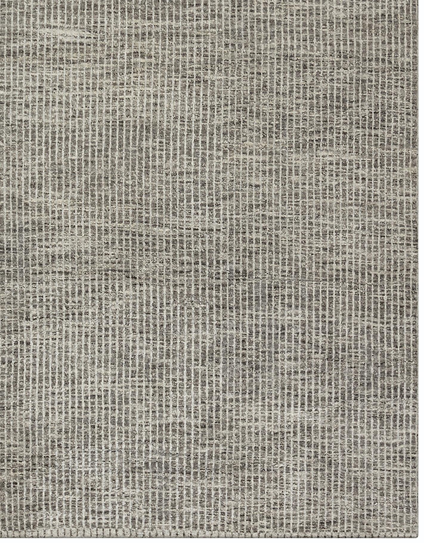 Lana Tappeto organico grigio notte contemporary  9' x 12' in vendita