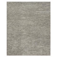 Organic Gray Night Contemporary Area Rug  9' x 12'