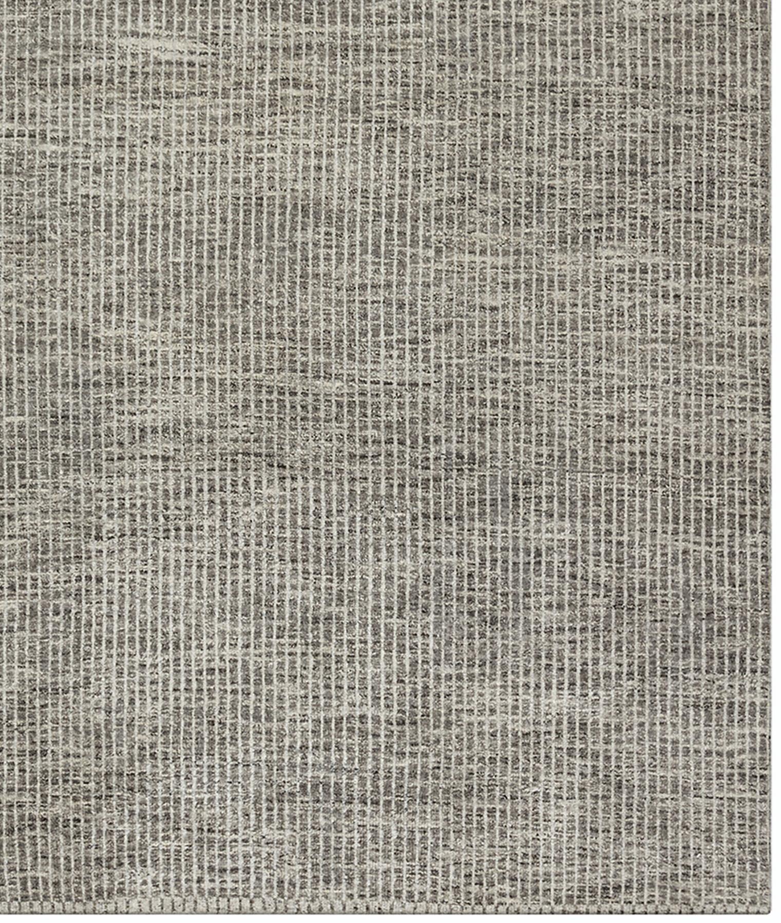 Lana Tappeto organico grigio notte Contemporary in vendita