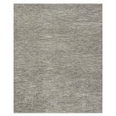 Organic Gray Night Contemporary Rug