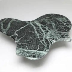ORGANIC GREEN MARBLE COFFEE TABLES - Set of two