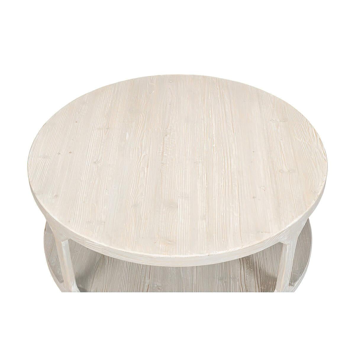 grey round coffee table