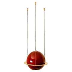 Organic Hand Blown 1 Glass Boules Eye Light Fixture, Made to Order