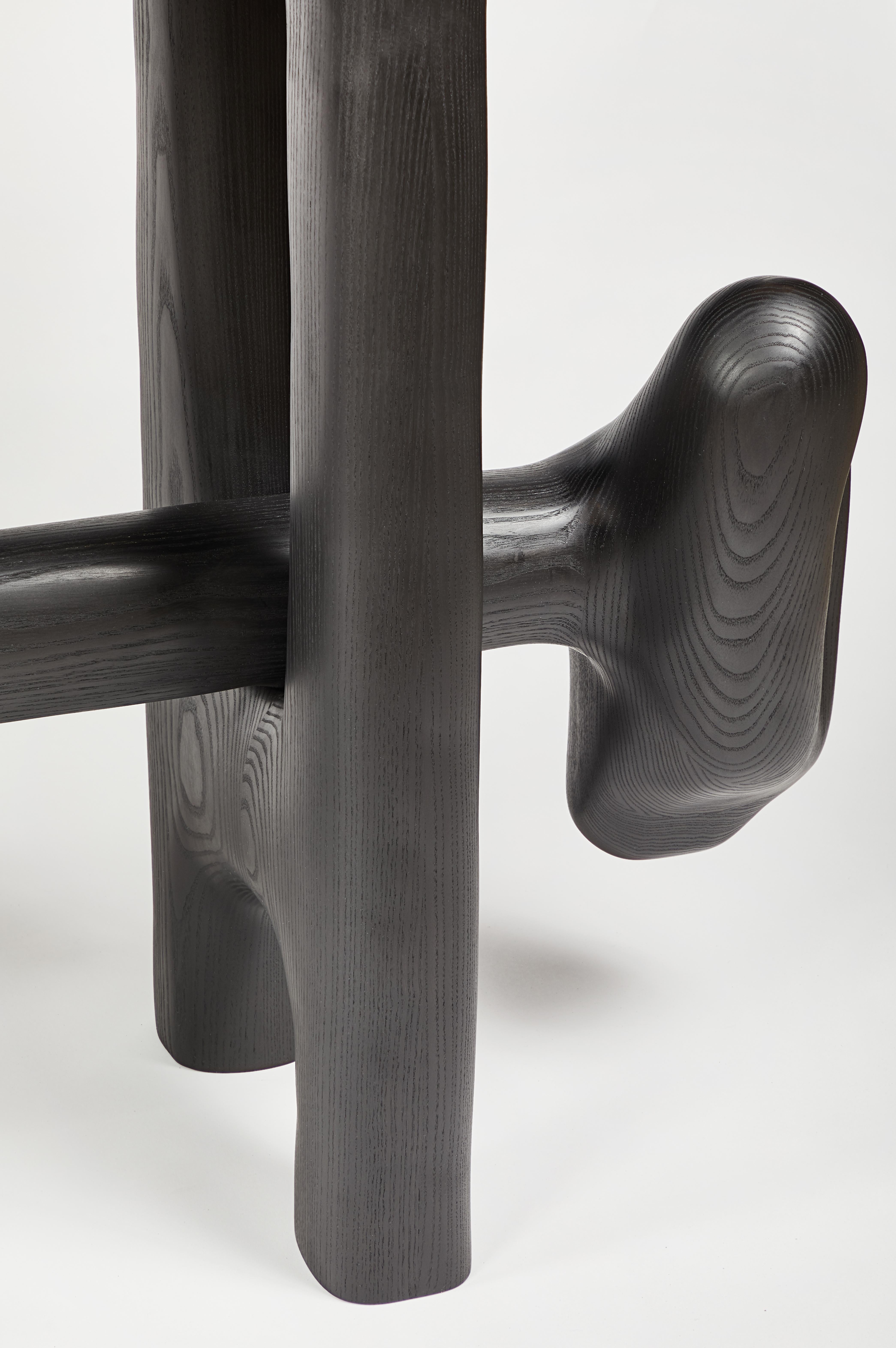 Organic hand carved sculptural entry table in bleached ash. Made in the USA by Casey McCafferty. 

Sculpture 004

This piece is a one of a kind, one of one. 

Available finishes:
Oiled black walnut, oiled white oak, bleached white oak,