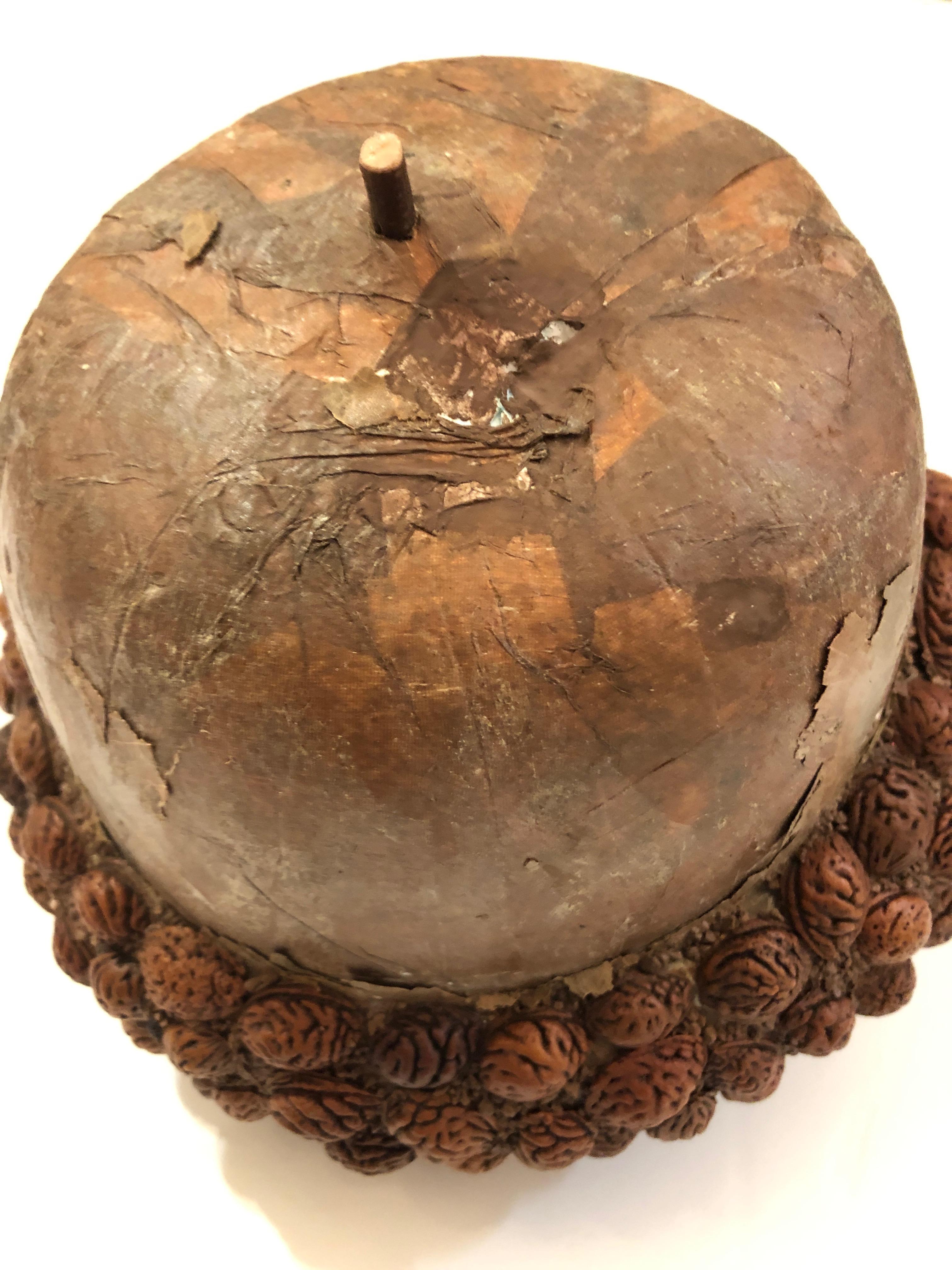 American Organic Handmade Acorn Sculpture from Organic Material