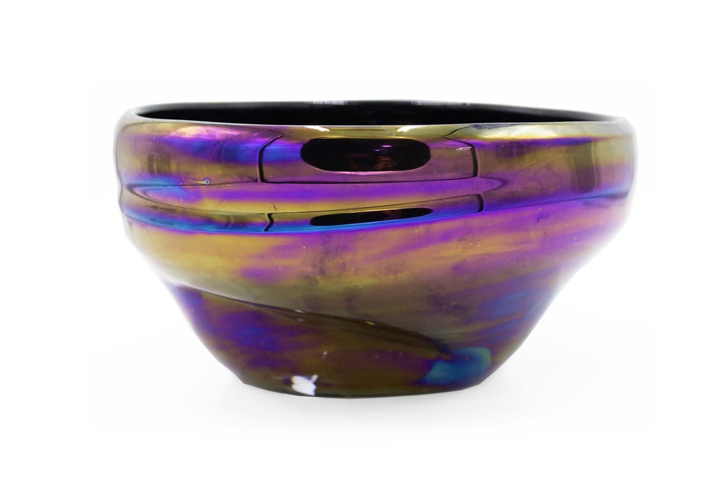 XX secolo Organic Iridescent Bowl in vendita