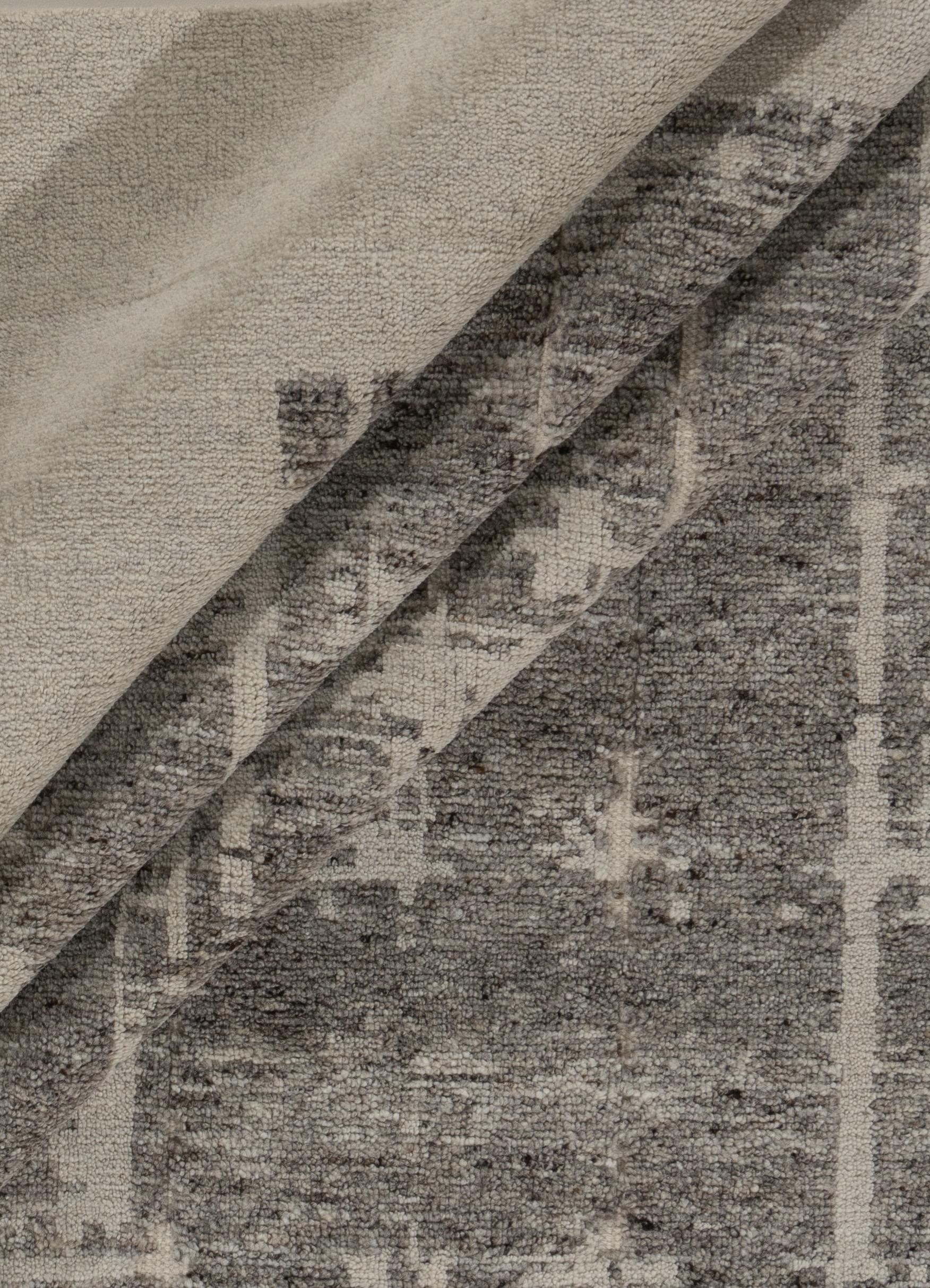 Organic Kelvin Elfenbein Natürlicher Handwebteppich 11'8 X 15'1 (Handgewebt) im Angebot