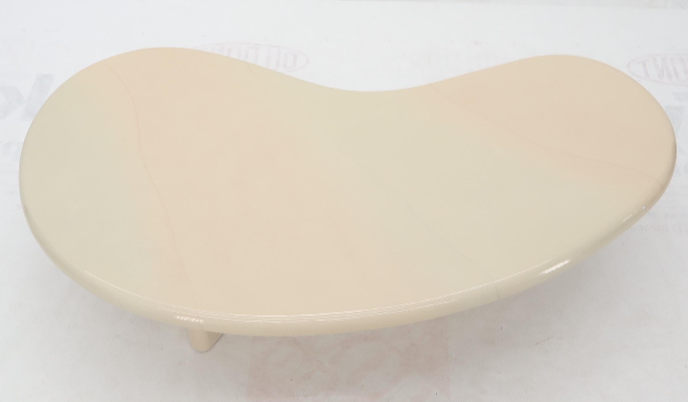 organic shaped coffee table